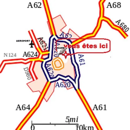Facile, Lumineux, Parking, Metro, Proche Du Centre 툴루즈