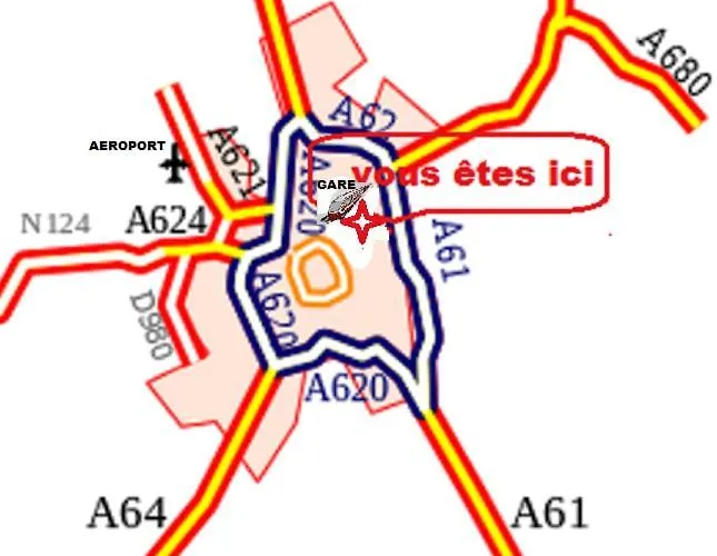 Facile, Lumineux, Parking, Metro, Proche Du Centre Tuluza